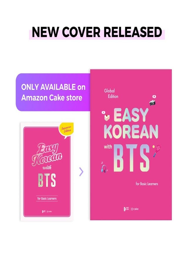 CAKE Easy Korean with BTS (New Cover Edition)- Basic Level Korean Study Book with Workbook and Free Online Lectures(Lessons with BTS Videos, Listening & Speaking Practice, and Grammar Quizzes) - Image 2