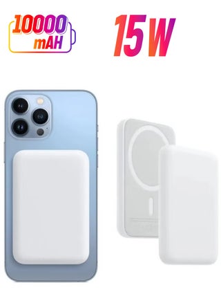MagSafe Wireless Power Bank for iPhone 14 Plus – 10,000mAh Portable Charger in White - pzsku/ZC863620CA383FBCD9DC2Z/45/_/1740033919/40e641f4-a217-48d8-ad74-121d9670a408