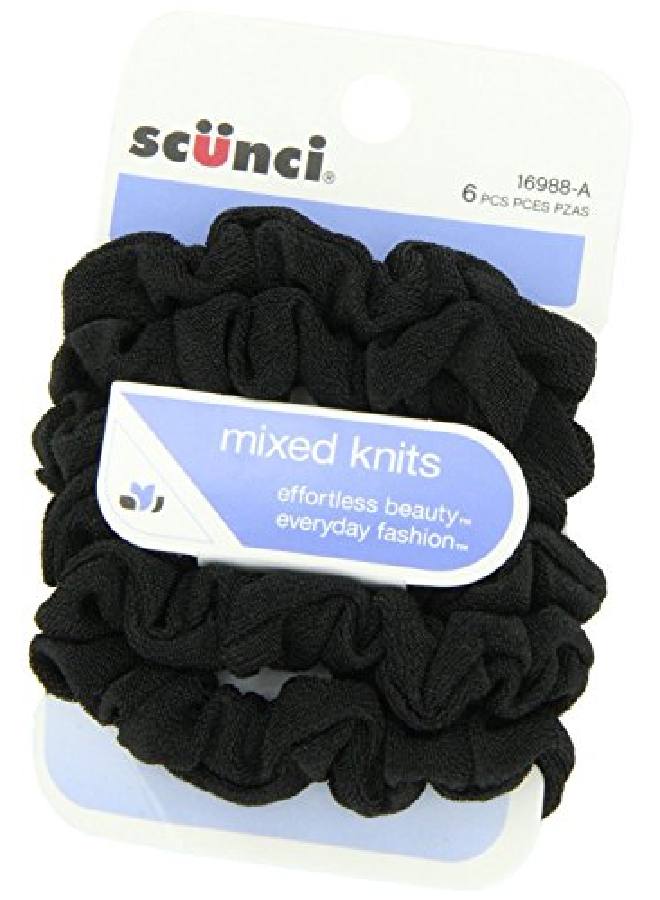 Scunci Effortless Beauty Mini Slinky Black Twisters 18 3 Count - Image 4