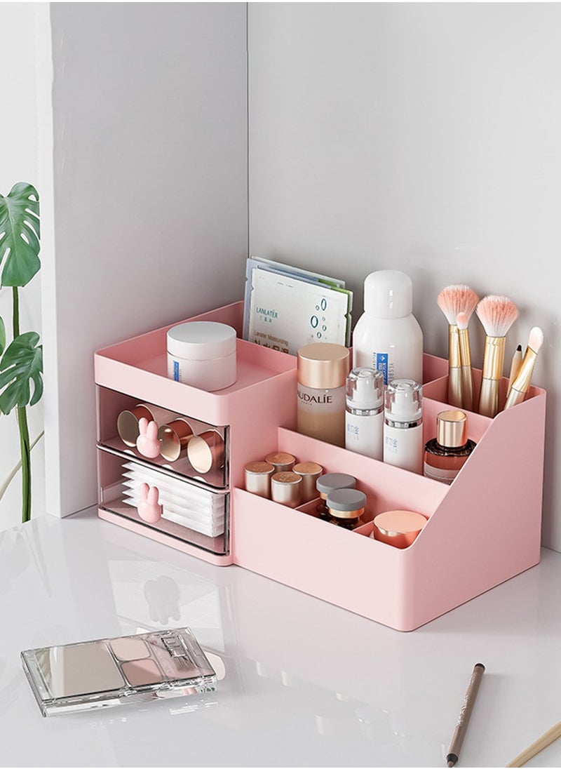 Beirui Multifunctional organizer, Stationary organizer, Makeup organizer, Desktop organizer, Drawer organizer, Bathroom skincare organizer Suitable for bedroom, bathroom, dresser, office(This product is for organizer only, please see the size and read carefully before purchasing).  - Image 1