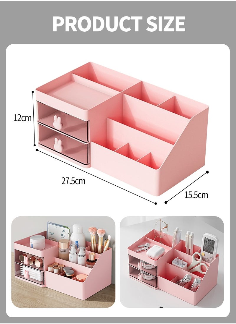 Beirui Multifunctional organizer, Stationary organizer, Makeup organizer, Desktop organizer, Drawer organizer, Bathroom skincare organizer Suitable for bedroom, bathroom, dresser, office(This product is for organizer only, please see the size and read carefully before purchasing).  - Image 3