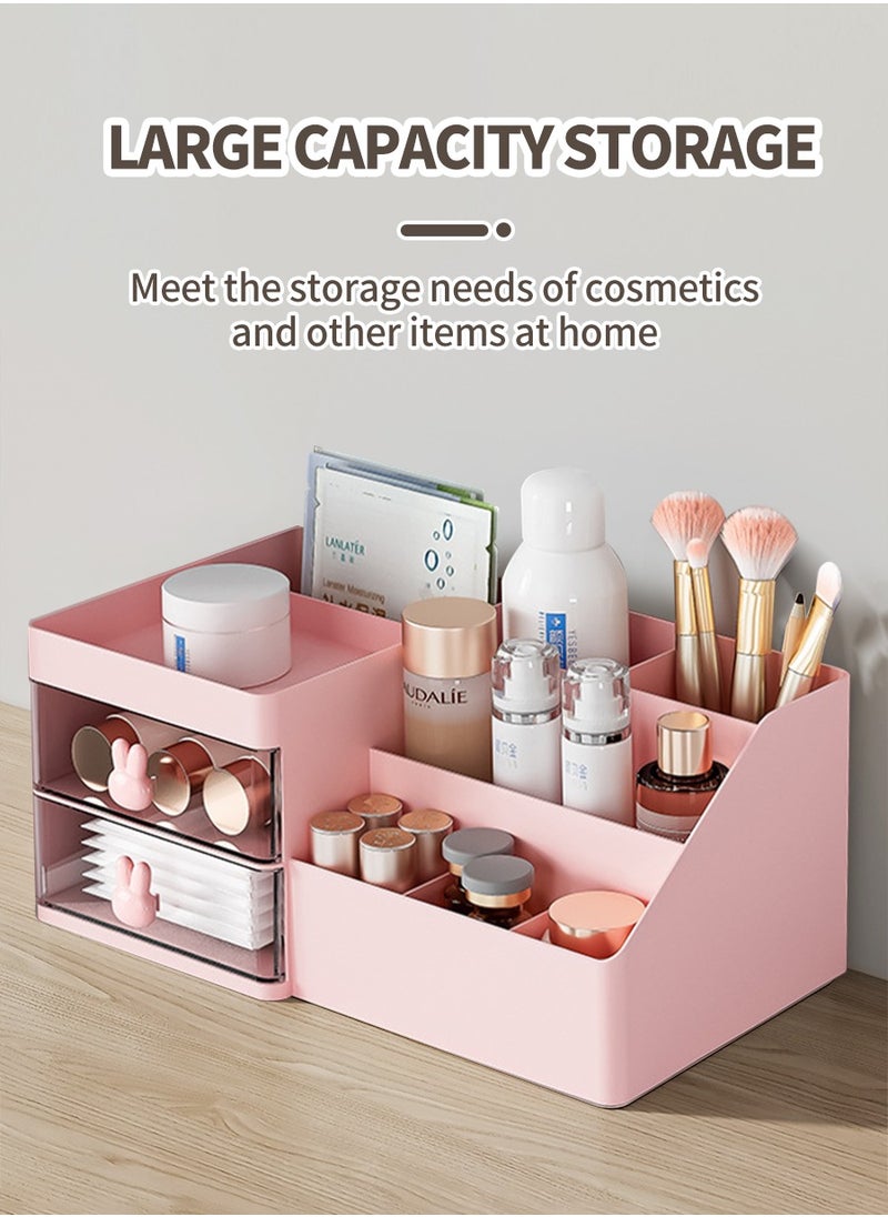 Beirui Multifunctional organizer, Stationary organizer, Makeup organizer, Desktop organizer, Drawer organizer, Bathroom skincare organizer Suitable for bedroom, bathroom, dresser, office(This product is for organizer only, please see the size and read carefully before purchasing).  - Image 4