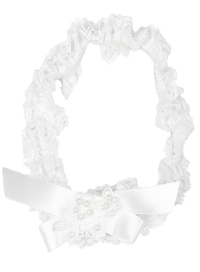 NIMBLE Baby Girls Baptism Christening Embroidered Gown, White, Size 0-3 Months - Image 5