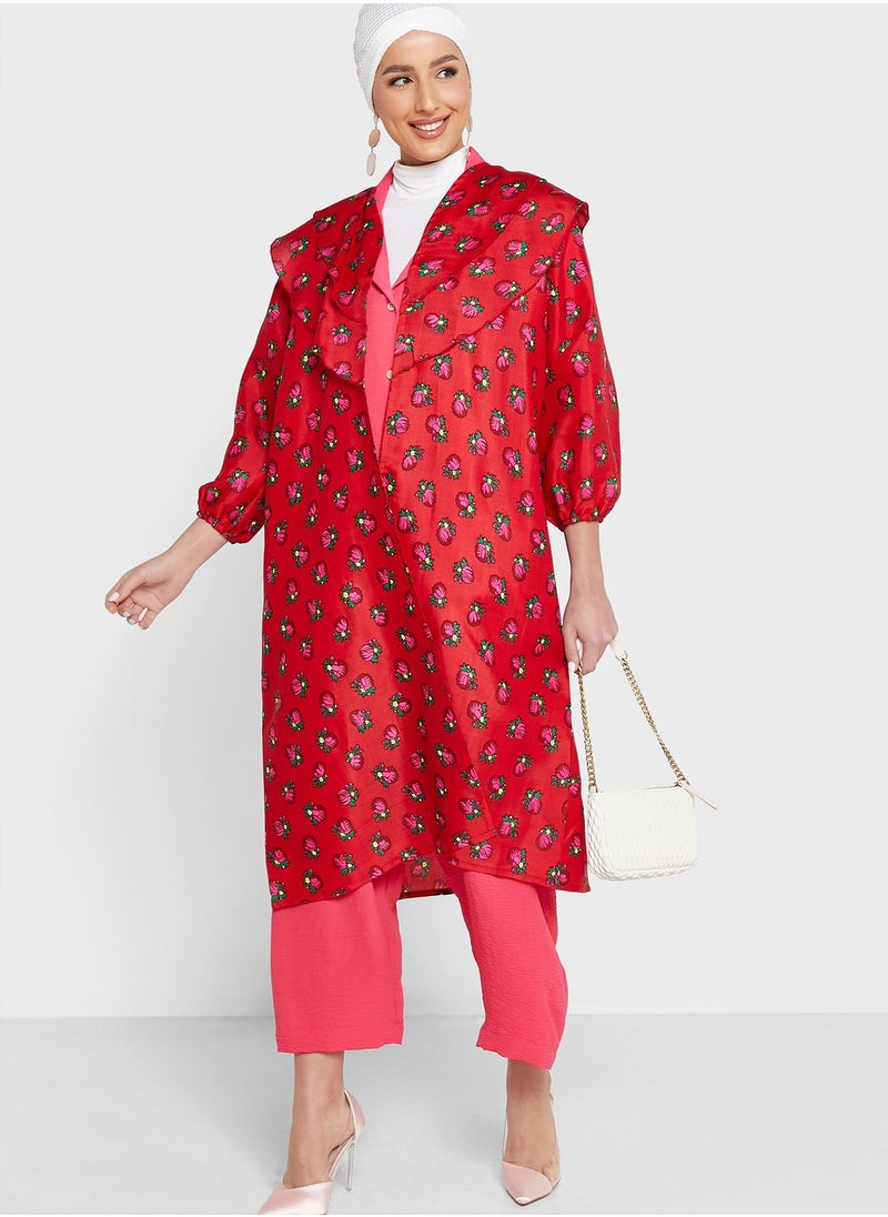 Khizana - Printed Jacket - Image 1
