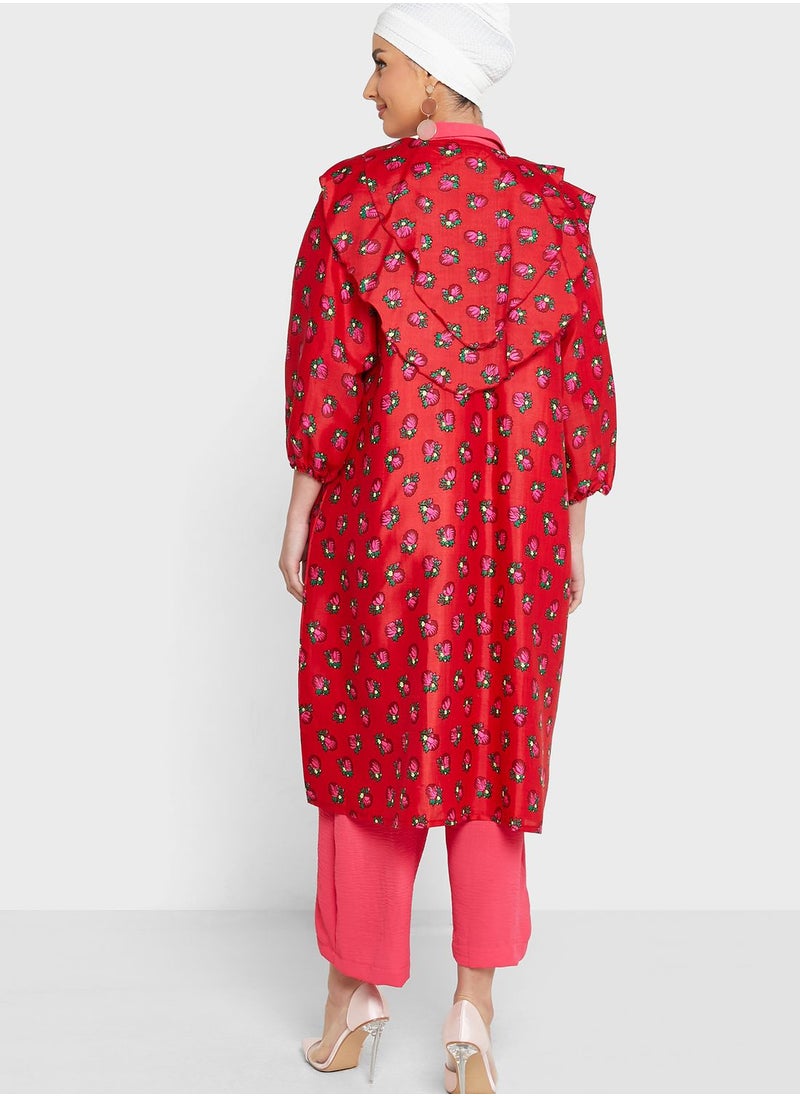 Khizana - Printed Jacket - Image 1