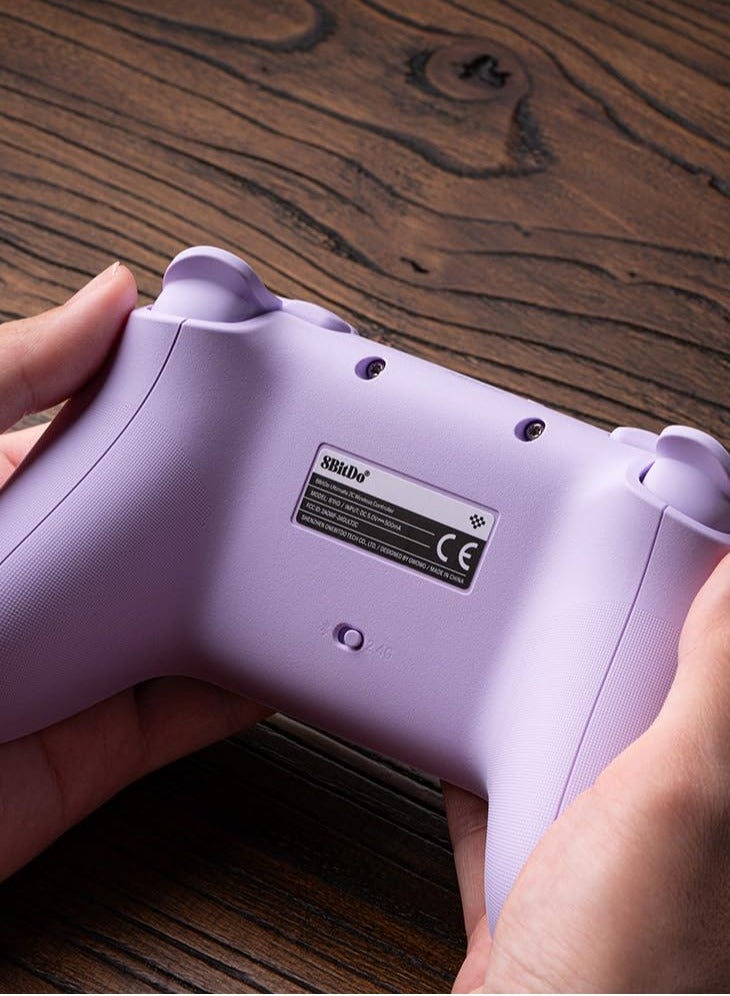 8Bitdo Ultimate 2C Wireless Controller for Windows PC and Android, with 1000 Hz Polling Rate, Hall Effect Joysticks and Triggers, and Remappable L4/R4 Bumpers (Purple) - Image 4