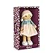 Kaloo Tendresse My First Fabric Doll Chloe K 975 Medium Soft Plush Figure in Peach and Striped Dress Denim Jacket and Blonde Hair with Embroidered Face Machine Washable for Ages 0 K963659 - Image 3