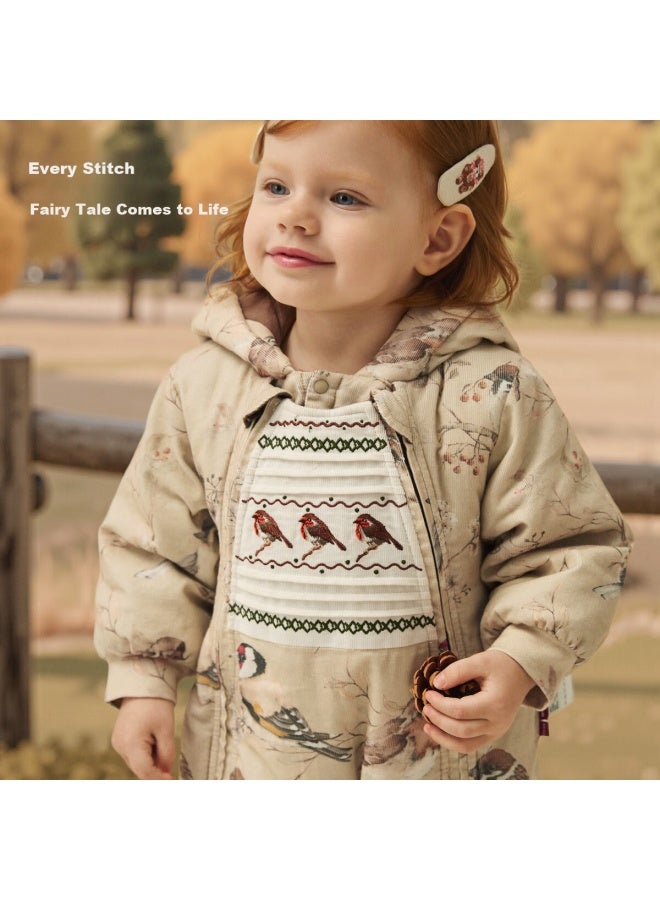 Aqpa Baby Cotton Winter Jacket Thick One-piece Suit 66cm - Image 1