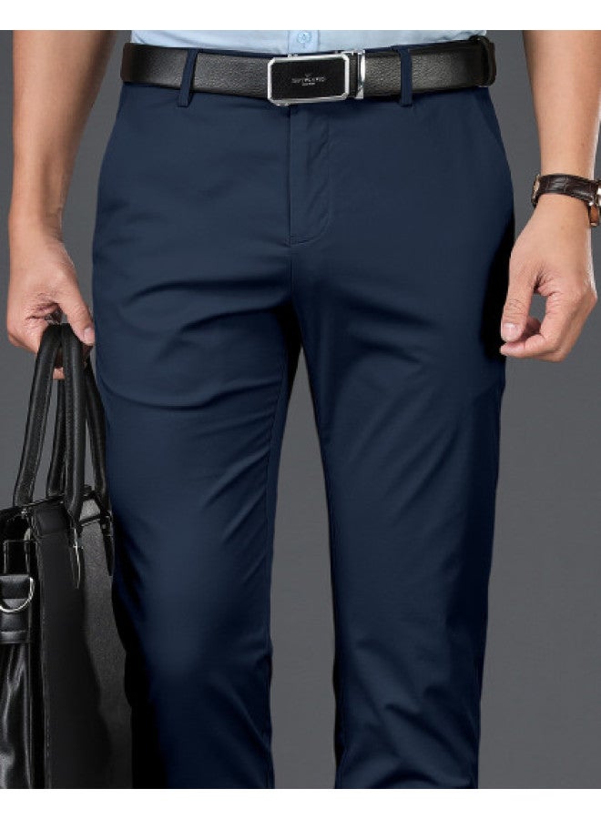 Septwolves Four-way Stretch Semi-elastic】men's Casual Pants, Business Casual Trousers, Easy-care Spring And Autumn Long Pants - Image 1