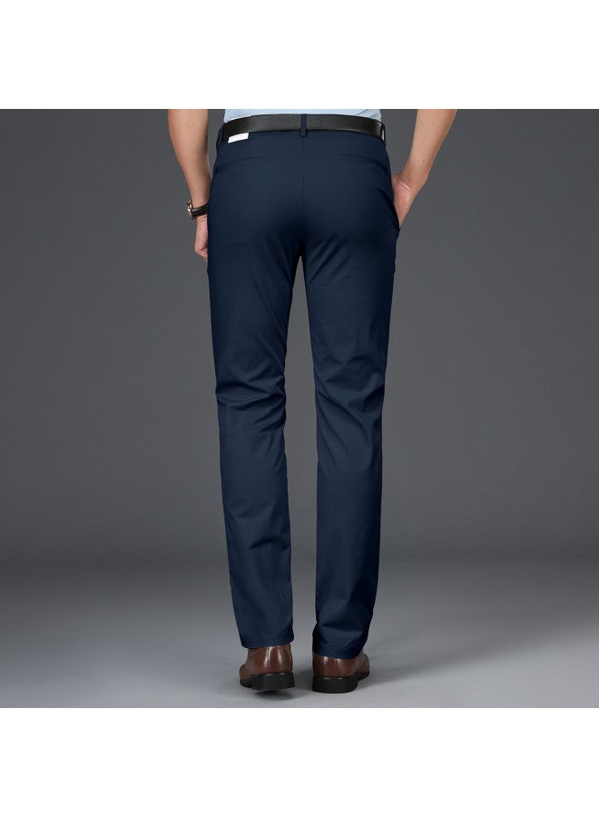 Septwolves Four-way Stretch Semi-elastic】men's Casual Pants, Business Casual Trousers, Easy-care Spring And Autumn Long Pants - Image 4