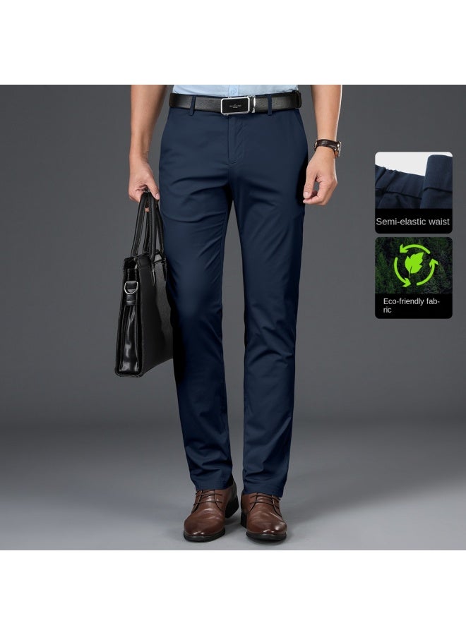 Septwolves Four-way Stretch Semi-elastic】men's Casual Pants, Business Casual Trousers, Easy-care Spring And Autumn Long Pants - Image 3