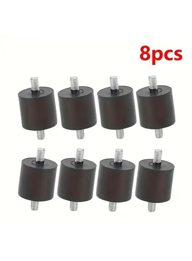 8 Sets M6 Rubber Steel Brackets Vibration Isolators Shock Absorbers Easy Installation - Image 5