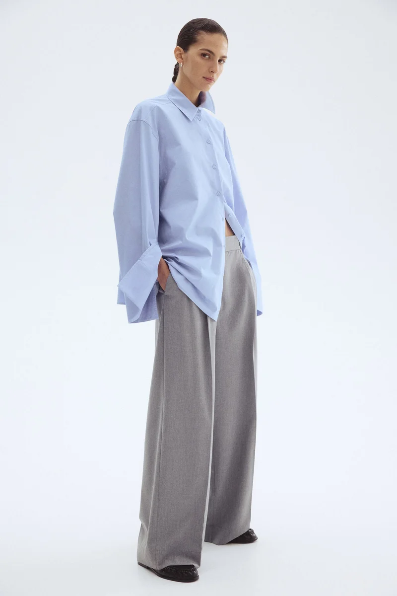 H&M Wide tailored trousers