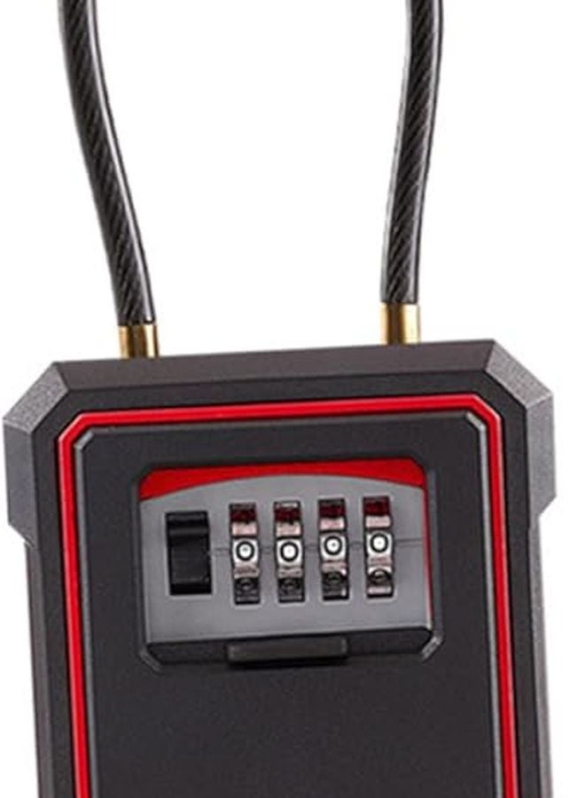 Wall Mount Key Lock Box Combination Lock Large Key Storage Holder Outdoor Use Secure - Image 2