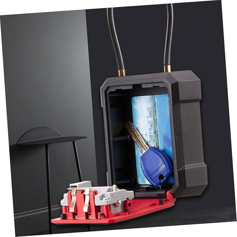 Wall Mount Key Lock Box Combination Lock Large Key Storage Holder Outdoor Use Secure - Image 5