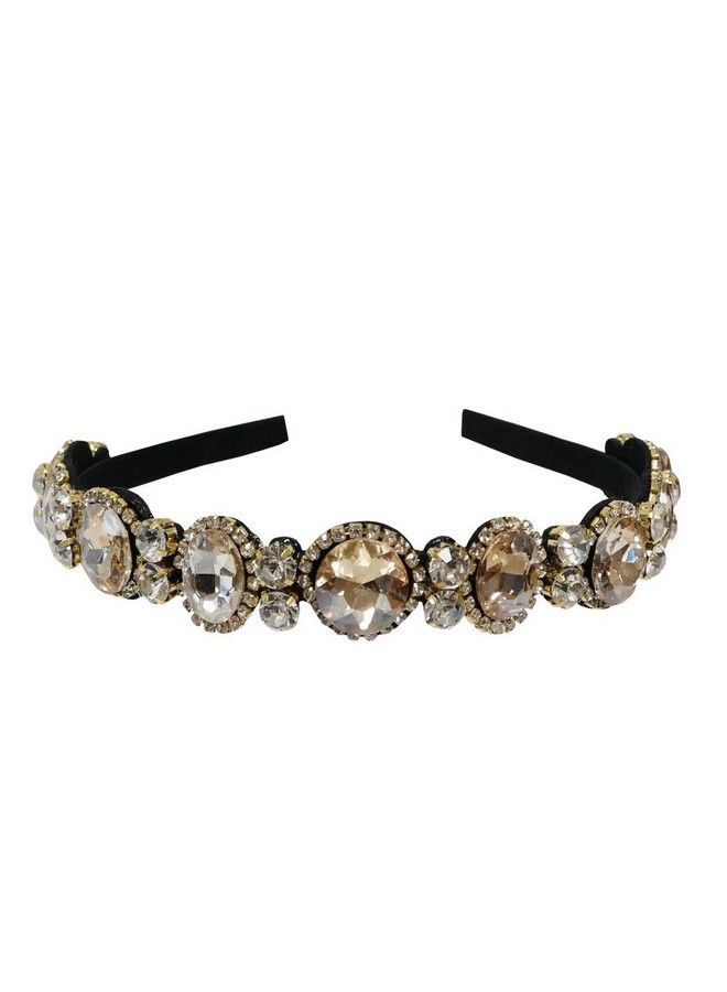 GETACOTA Crystal Rhinestone Bejewelled Headband For Women Sparkly Color Embellished Bead Boho Hairband Fashion Accessories For Girls (Rh41_02) - Image 3