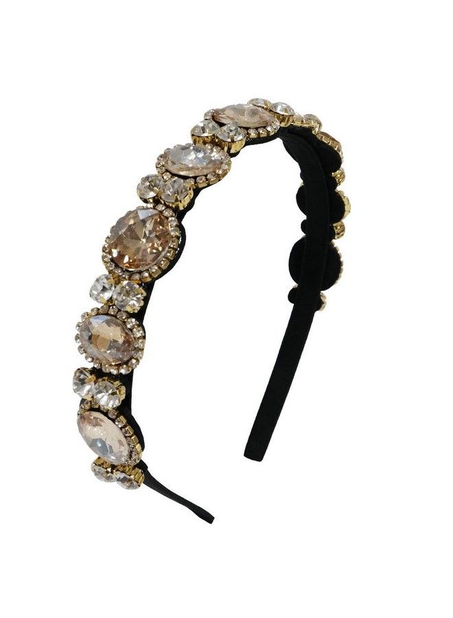GETACOTA Crystal Rhinestone Bejewelled Headband For Women Sparkly Color Embellished Bead Boho Hairband Fashion Accessories For Girls (Rh41_02) - Image 2