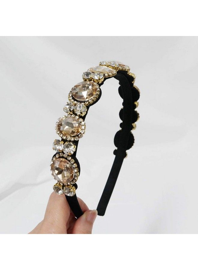 GETACOTA Crystal Rhinestone Bejewelled Headband For Women Sparkly Color Embellished Bead Boho Hairband Fashion Accessories For Girls (Rh41_02) - Image 5