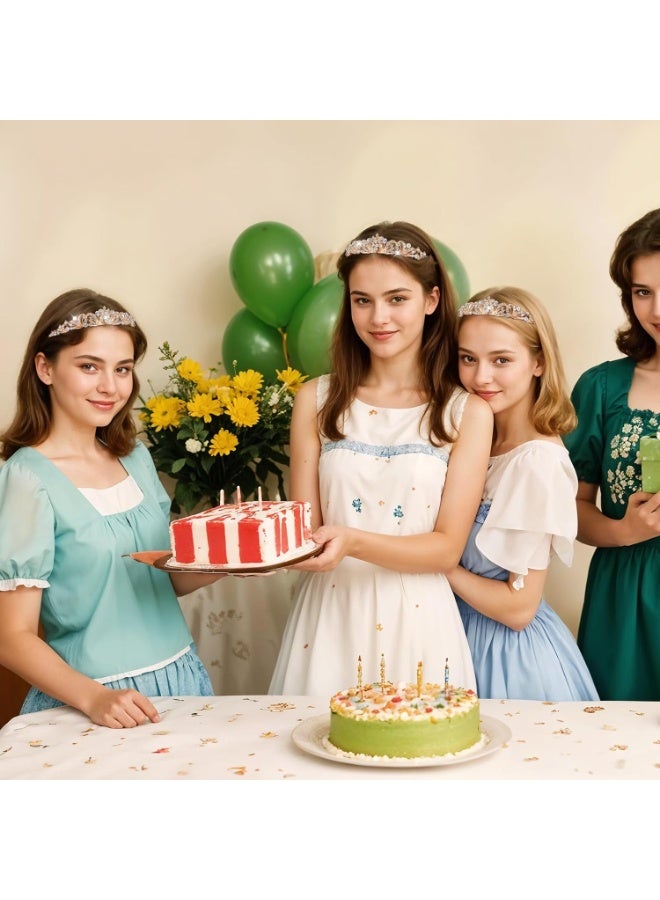 سونسر تاج ذهبي للنساء تاج زفاف تاج ملكة من أحجار الراين تاج أميرة كريستالي تاج رأس إكسسوارات شعر لحفلات أعياد الميلاد - Image 4