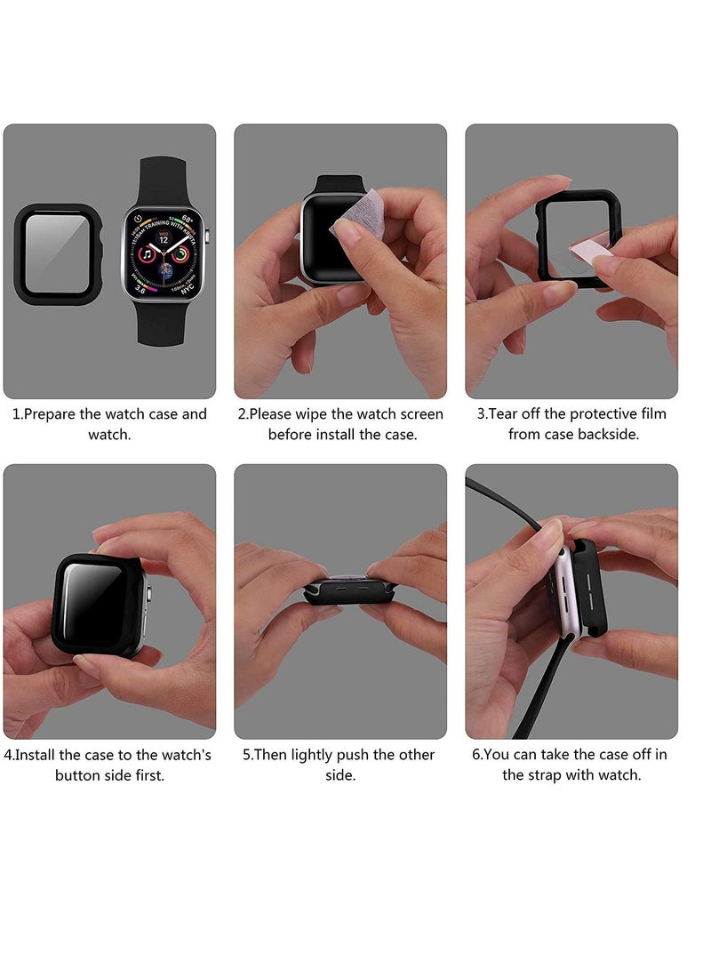 360° Full Protection Cover for Apple Watch Series 10 46mm - Rose - Image 2
