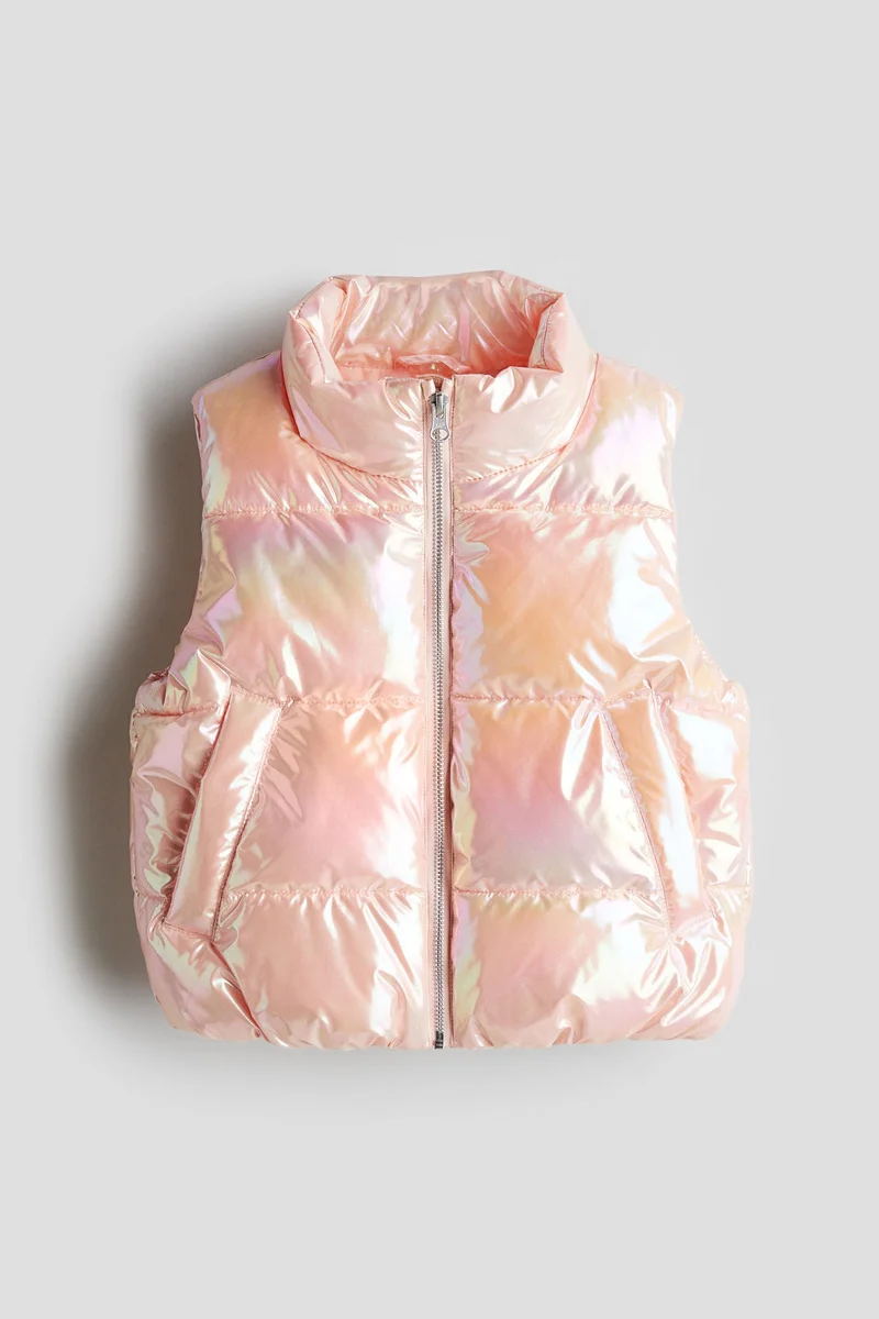 H&M Iridescent puffer gilet