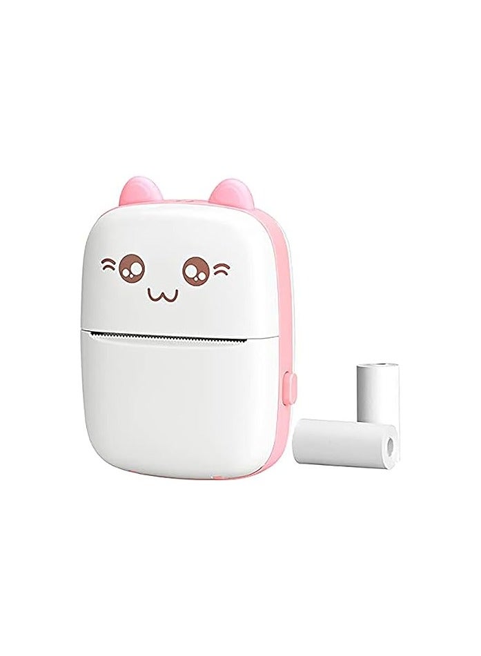 ارواق طابعة ملصقات جيب صغيرة بدون حبر، طابعة صور فورية مع بكرتين - Image 1