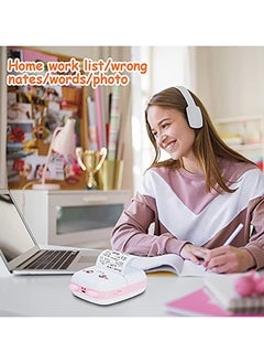 AROAQ Mini Printer Inkless Pocket Label Printer, Instant Photo Printer with 1 Rolls  - Image 4