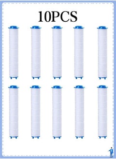 In Air Set of 10 PP Cotton Filter, High Pressure Handheld Shower Head PP-Cotton Filter Cartridge (for Replacement)  - Image 1