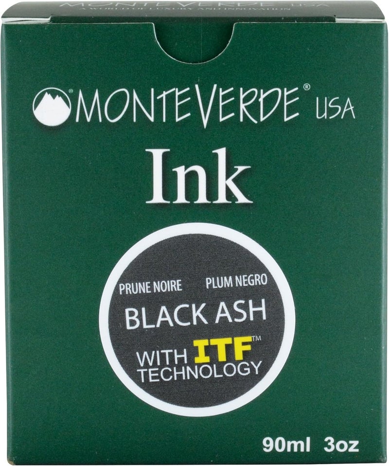Monteverde USA Ink with ITF Technology, 90 ml Black Ash (G308BK) - Image 5