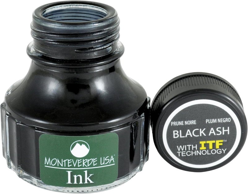 Monteverde USA Ink with ITF Technology, 90 ml Black Ash (G308BK) - Image 3