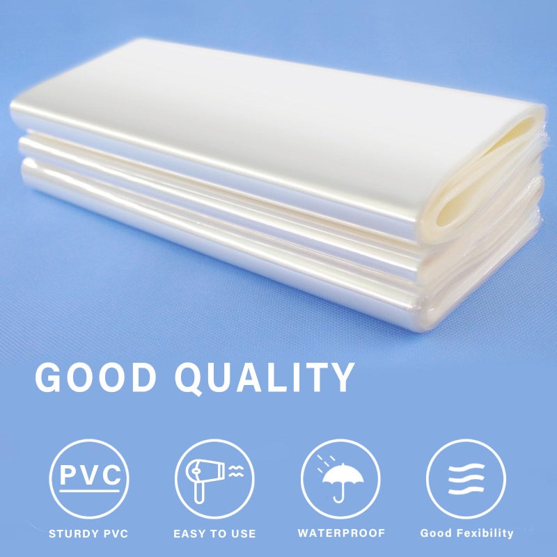 Morepack Shrink Wrap Bags,200 Pcs 6x6 Inches Clear PVC Heat Shrink Wrap for Packagaing Soap,Bath Bombs,Candles, Jars and Homemade DIY Projects - Image 5