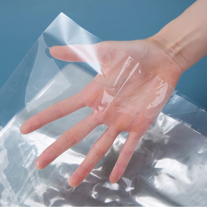 Morepack Shrink Wrap Bags,200 Pcs 6x6 Inches Clear PVC Heat Shrink Wrap for Packagaing Soap,Bath Bombs,Candles, Jars and Homemade DIY Projects - Image 3