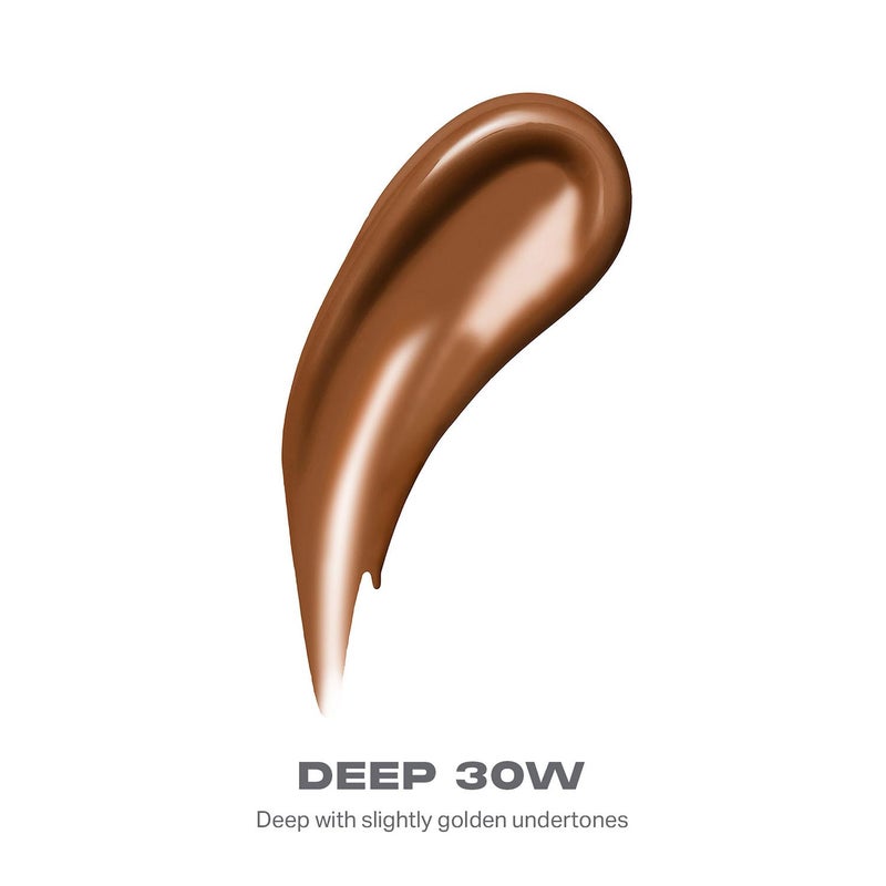 Morphe Lightform Dewy Foundation - Extended Hydration Foundation Makeup with a Lasting, Natural Radiant Finish - Long-Wearing Formula with Buildable, Medium Coverage - Deep 30W (1.01 fl oz) - Image 2