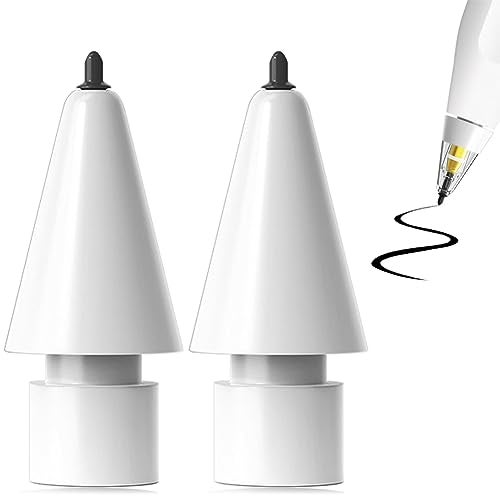 SIXFU Upgraded Tip Compatible with Apple Pencil Tips, Safe Replacement Tip Pen Like iPencil Nib iPad Accessories for iPad Pencil(2 Pack) - Image 1