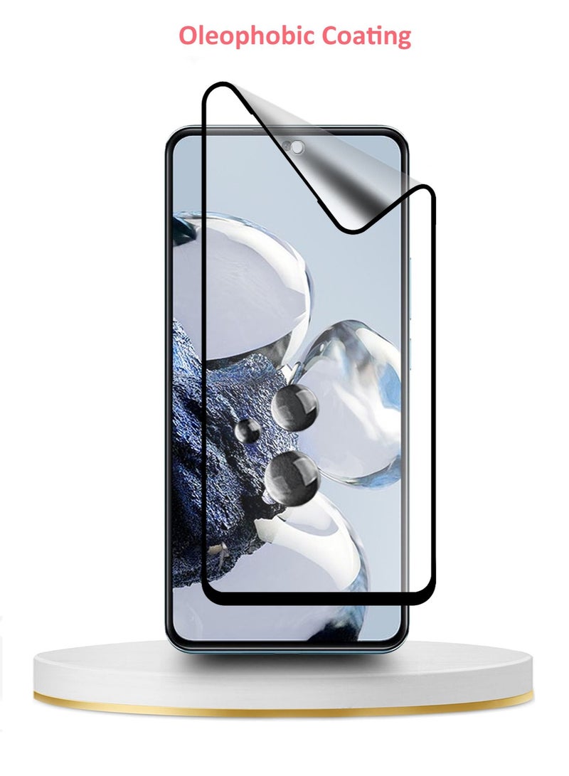 دبليو تيك واقي شاشة سيراميك مطفأ اللمعة لتغطية كاملة لهاتف Xiaomi 12T Pro 5G شفاف / أسود - Image 5