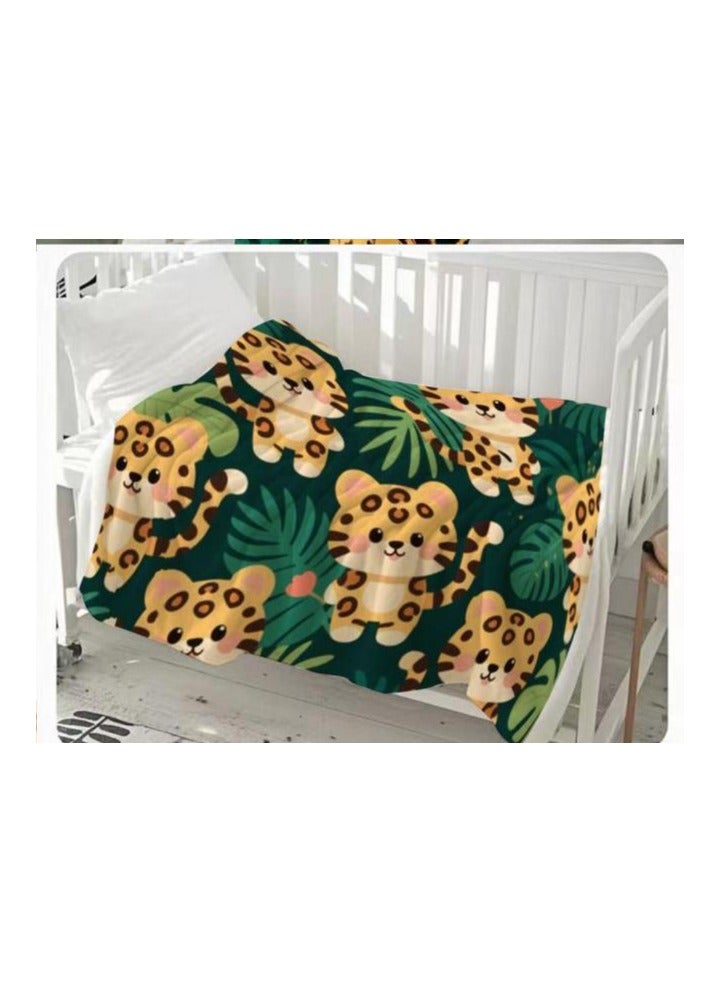 عام بطانية رقيقة من الفانيلا الكرتونية للأطفال أو الطلاب (دافئة ومريحة ومناسبة للنوم والألعاب) 100 سم * 150 سم - Image 3