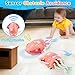 LZZAPJ Electric Dancing Octopus Light Music Suitable for 1218 Months Old Baby Toys Kid Crawling Squid Toys Suitable for Toddler Tummy time Birthday for 1 2 3 4 5 6 Year Old Girl Pink - Image 4