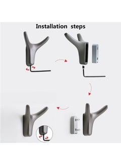 GUDOO Towel Hooks 2 Packs Coat Hooks Metal Heavy Duty Wall Hooks Towel Hooks for Bathroom Towel Hook for Cloakroom Living Room Kitchen Bathroom Brushed Brass  - Image 5