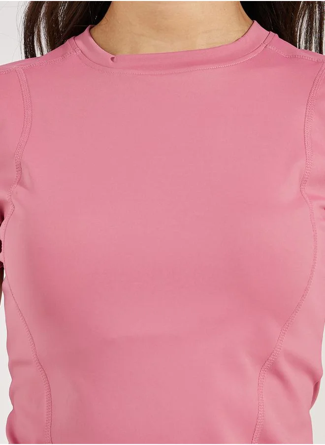 Styli Binding Corset Effect Top & Leggings Set