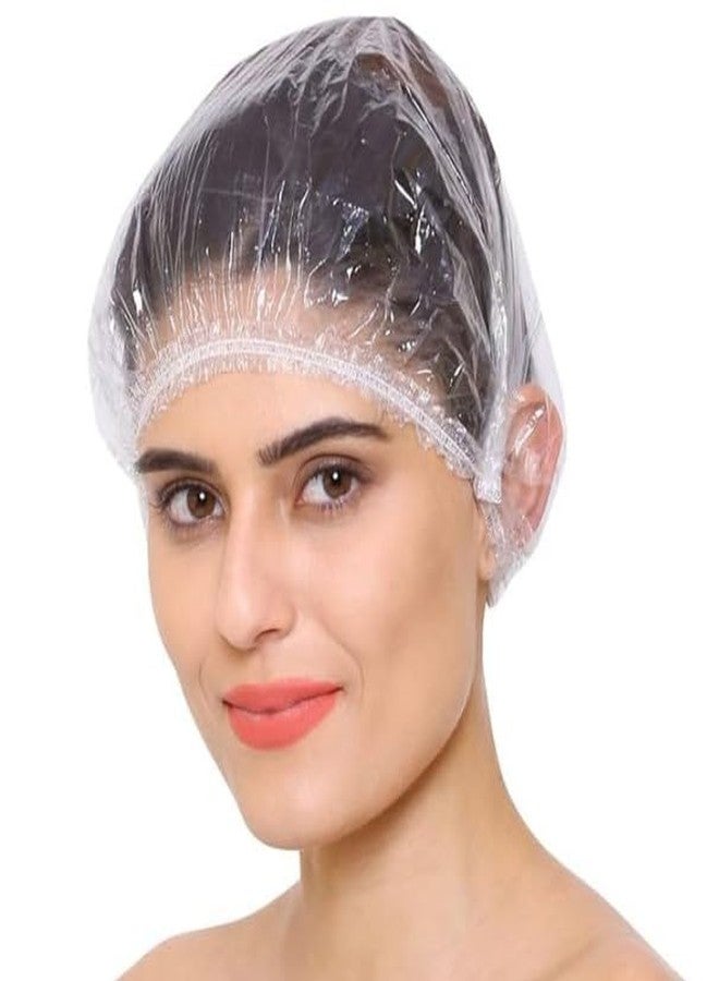 Palmate Shower Cap (Pack of 50) Reusable Waterproof Shower Caps for Women and Men - Premium Quality Bath Cap | Hair Protection | Convenient for Hotel | Spa | Salon and Home Bathroom Use - Image 1