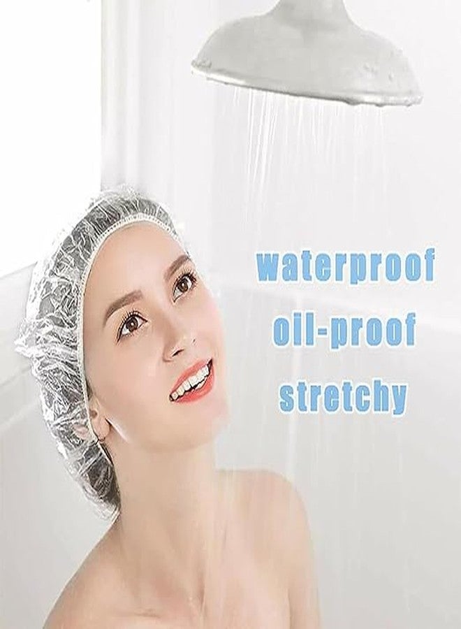 Palmate Shower Cap (Pack of 50) Reusable Waterproof Shower Caps for Women and Men - Premium Quality Bath Cap | Hair Protection | Convenient for Hotel | Spa | Salon and Home Bathroom Use - Image 3