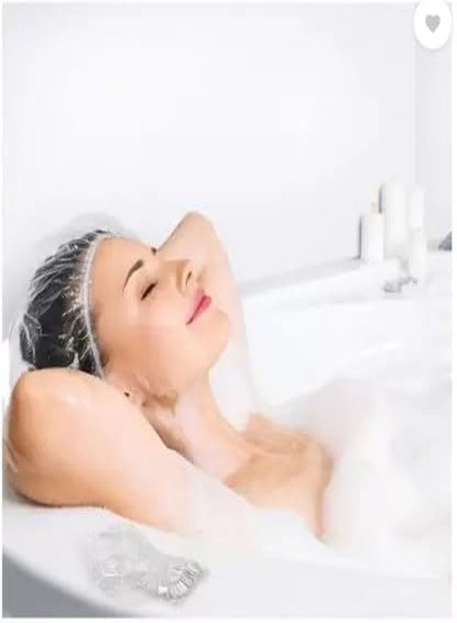 Palmate Shower Cap (Pack of 50) Reusable Waterproof Shower Caps for Women and Men - Premium Quality Bath Cap | Hair Protection | Convenient for Hotel | Spa | Salon and Home Bathroom Use - Image 2