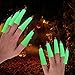 kockuu 50pcs Halloween Witches Fingers Glow in The Dark Fake Monster Finger Puppets for Kid Finger Reading Pointer for Halloween Party Costume Accessory Trick or Treat Gift - Image 2