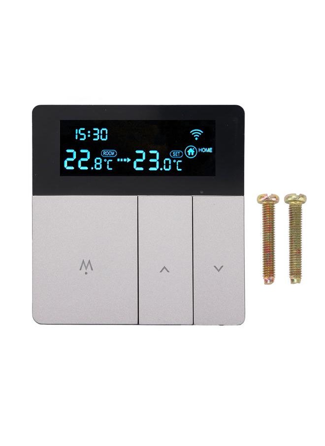 Thoraya 3A Smart Thermostat LCD Color Screen High Accuracy Programmable Thermostat Water Heating Boiler Heating for Home Shopping Mall AC90‑240V Grey WiFi  - Image 1