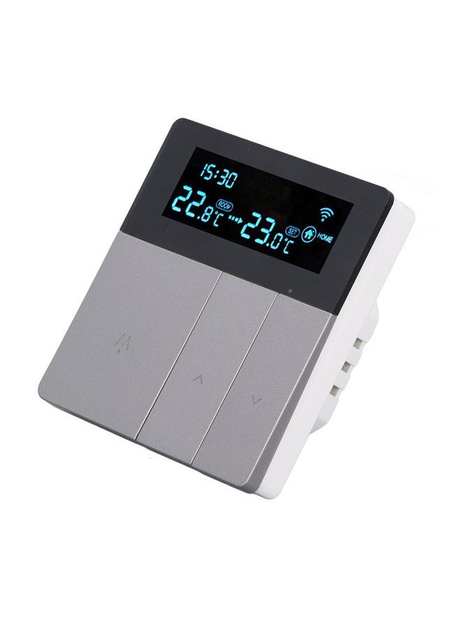 Thoraya 3A Smart Thermostat LCD Color Screen High Accuracy Programmable Thermostat Water Heating Boiler Heating for Home Shopping Mall AC90‑240V Grey WiFi  - Image 2