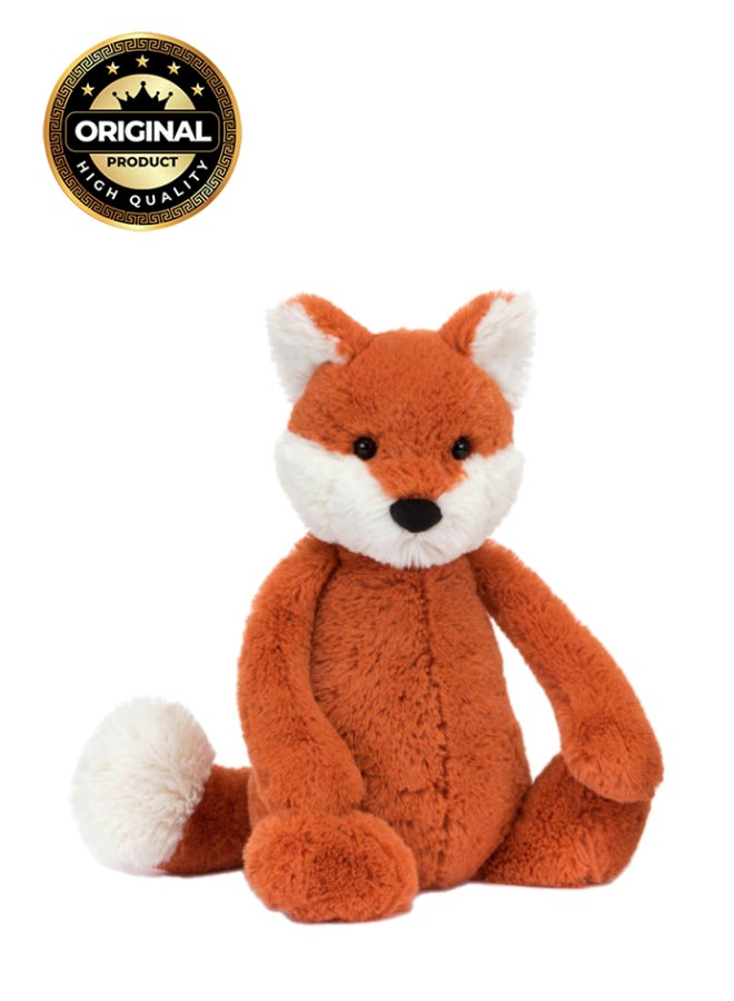 Jellycat Bashful Fox Cub Plush – Soft Stuffed Toy with Cordy Legs, Cute Valentine’s Gift for Kids & Adults, Collectible Jellycat, 23cm - Image 1