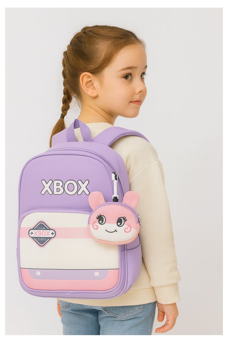 XBOX Kids Premium Cute Cartoon Bunny Backpack – 32x26x12 cm – Lightweight, Durable, and Perfect for School & Travel - Image 2