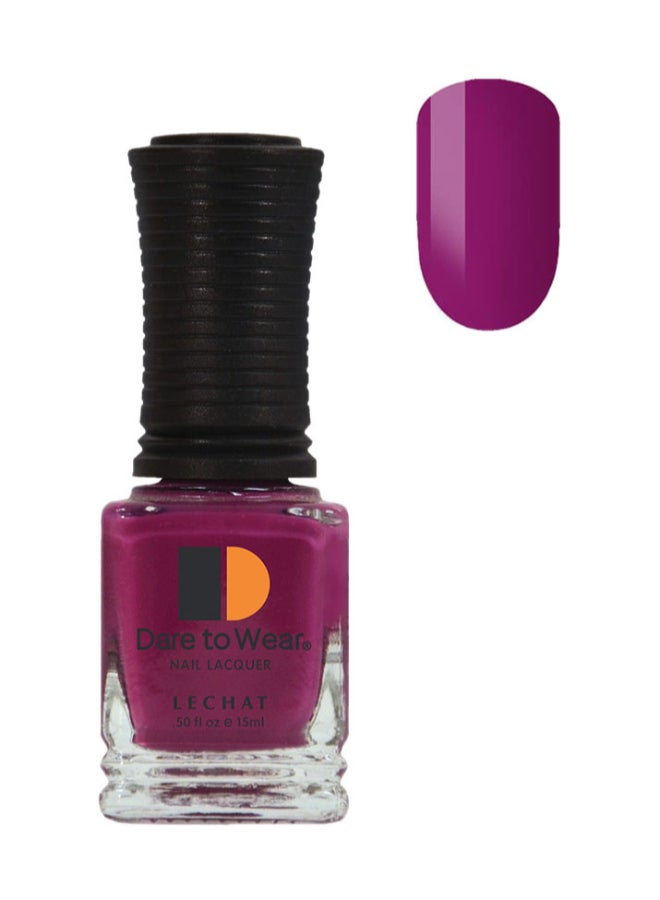 Lechat Nail Polish Super Shine Long Wear Lacquer Quick Drying Nail Color Resists Chips Fading Lasts Up To 3 Weeks Precise Application In One Stroke Nail Paint Wild Berry Dw131 