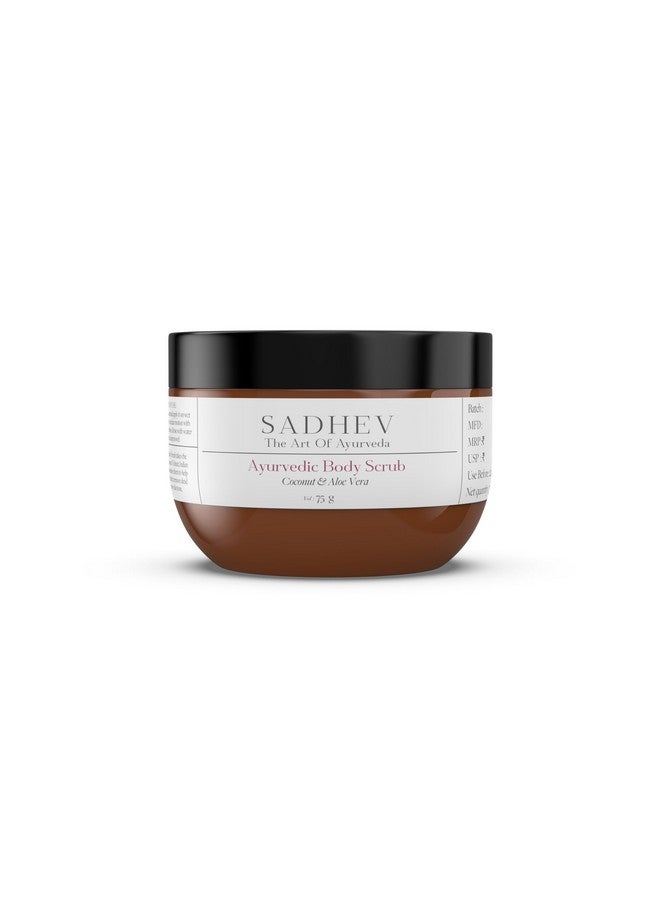 SADHEV Ayurvedic Body Scrub - 75Gm - Image 1