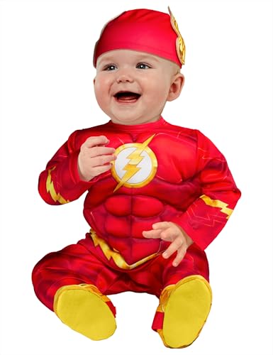 Rubies DC Comics Superheroes Flash Costume for Babies Babies 1218 Months - Image 1